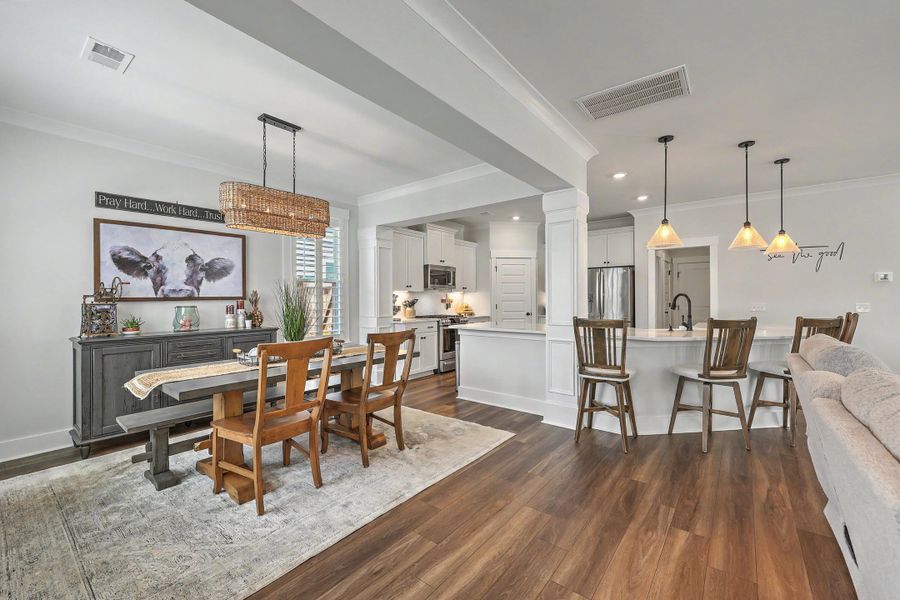 Furnished interior view inside a new home in , Johns Island (Image 15).