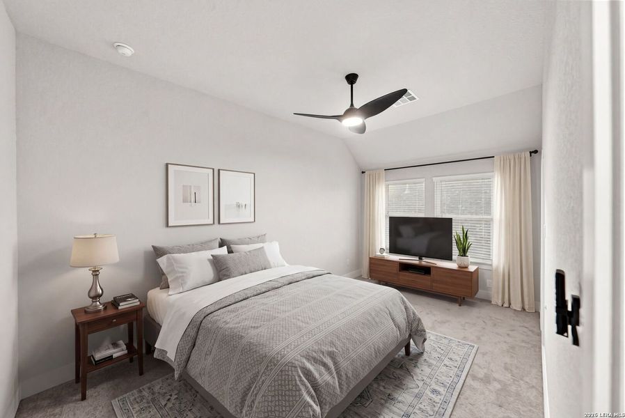 Furnished interior view inside a new home in Ventana, Bulverde (Image 50).