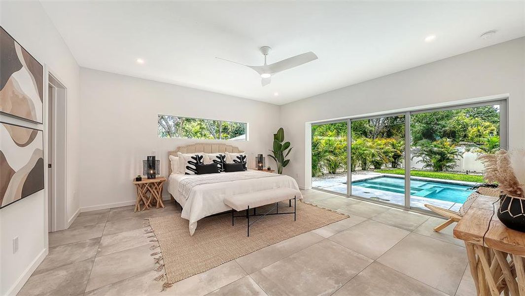 Furnished interior view inside a new home in , Sarasota (Image 49).