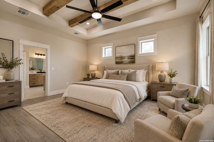Furnished interior view inside a new home in , La Vernia (Image 17).