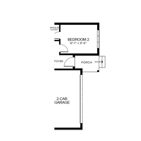 2D floor plan layout of this home in Bloom, Fort Collins, CO (Image 5).