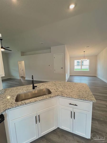 Furnished interior view inside a new home in Pine Top, Cantonment (Image 5).
