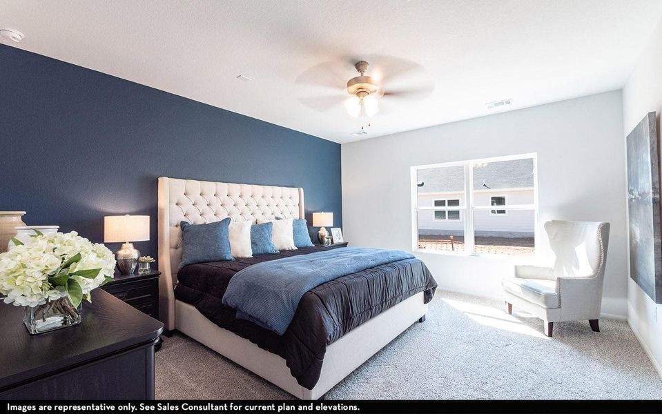 Furnished interior view inside a new home in Austin Point, Richmond (Image 11). Furnished interior view inside a new home in Austin Point, Richmond (Image 11).
