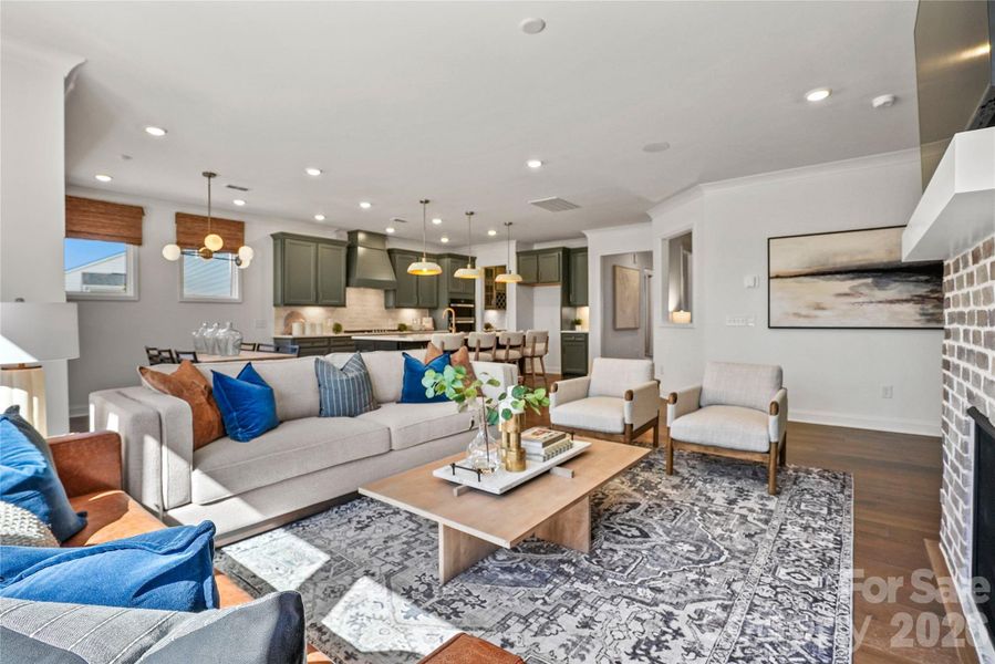 Furnished interior view inside a new home in Riverstone, Monroe (Image 14).