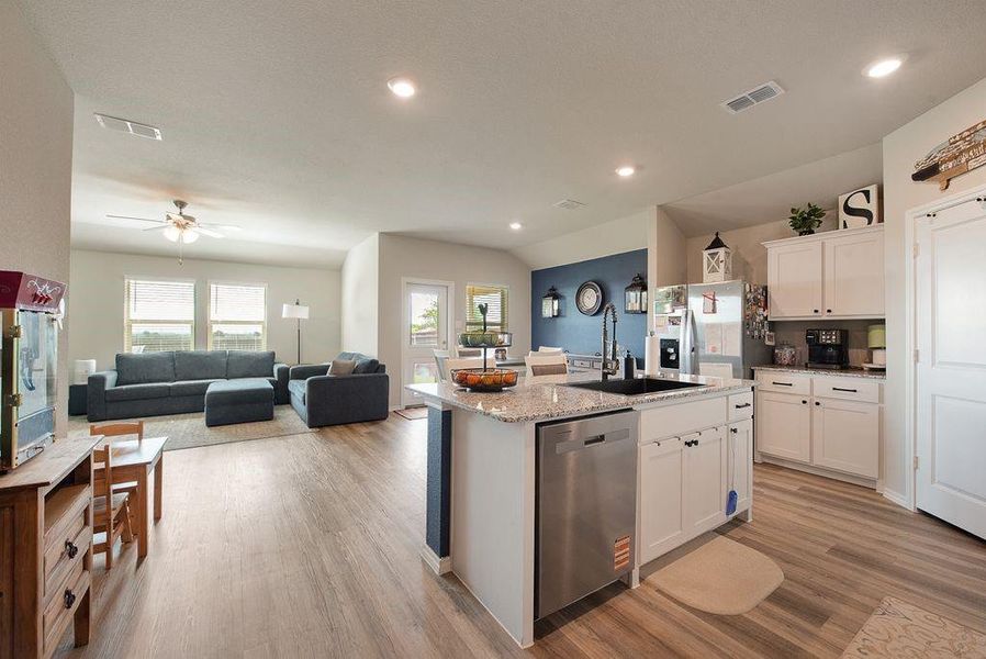 Furnished interior view inside a new home in , Fort Worth (Image 29).