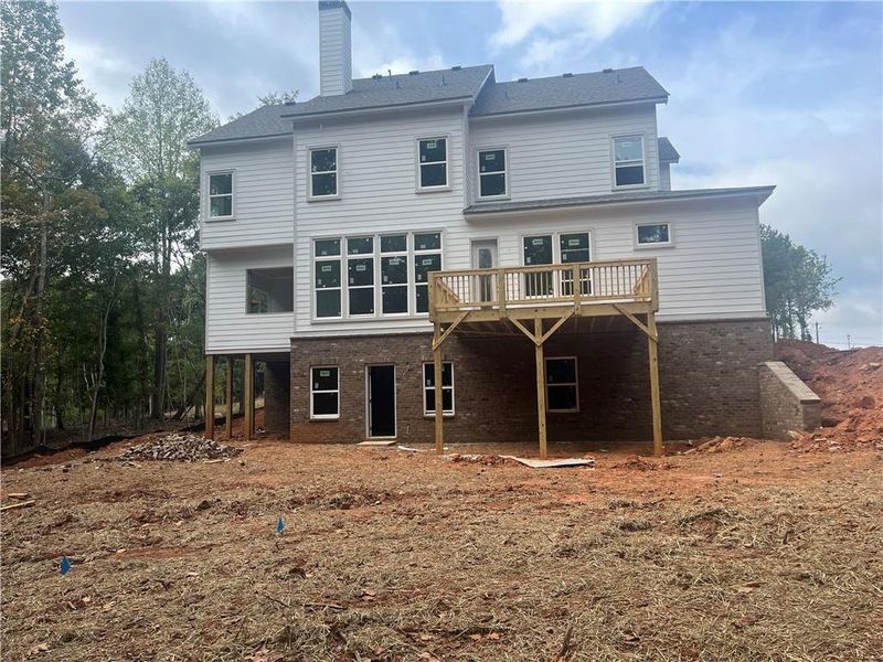 In-progress construction of a new home in , Cumming, GA (Image 50).