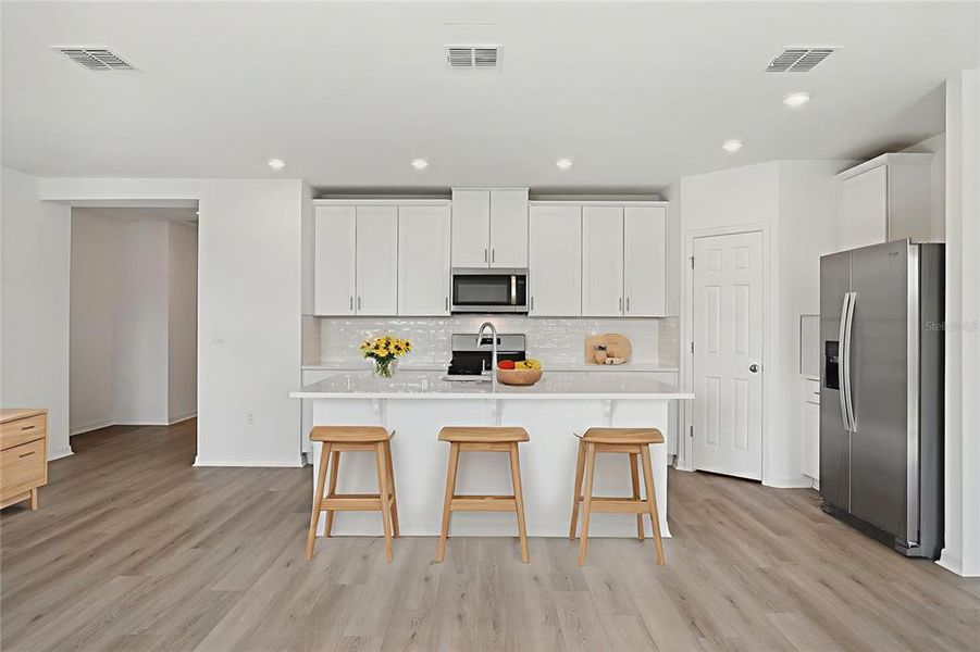 Furnished interior view inside a new home in Fox Pointe at Rivers Edge, Leesburg (Image 4).