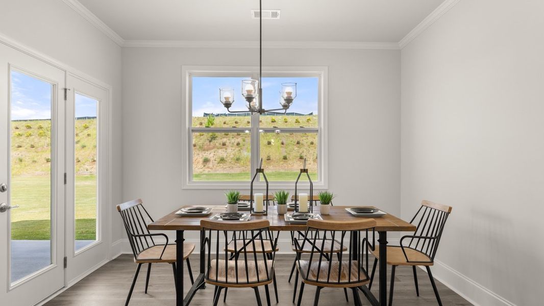 Representative furnished interior of a home built from the ACADIA by D.R. Horton in Hamptons at Riverwood North, Dallas (Image 12). Representative furnished interior of a home built from the ACADIA by D.R. Horton in Hamptons at Riverwood North, Dallas (Image 12).