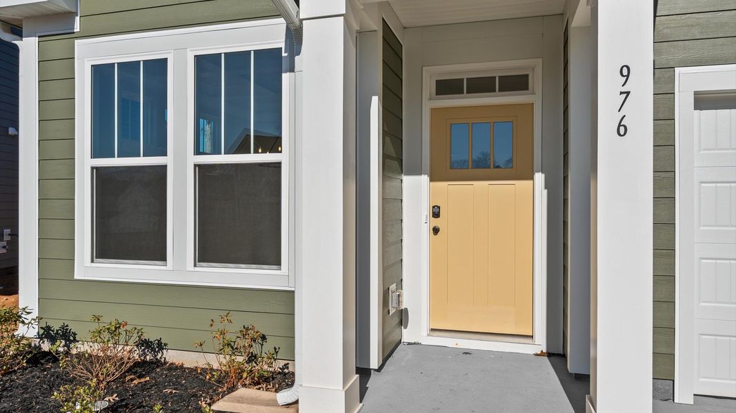 Exterior details and patio area of a home in Pleasant Falls, Moore (Image 3).
