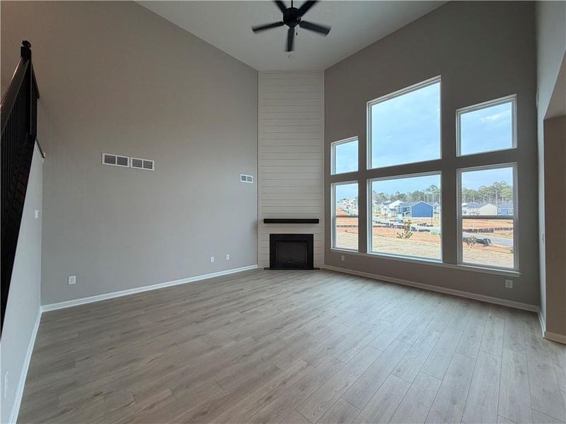 Spacious, unfurnished interior of a new home in Twin Lakes, Hoschton (Image 35). Spacious, unfurnished interior of a new home in Twin Lakes, Hoschton (Image 35).