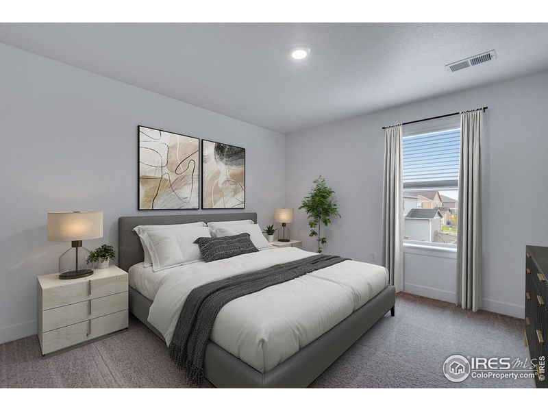Furnished interior view inside a new home in Vantage, Berthoud (Image 13).