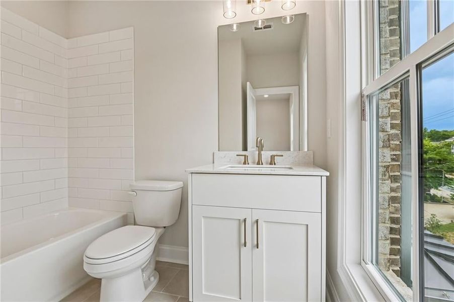 Furnished interior view inside a new home in Byers Park, Alpharetta (Image 13).