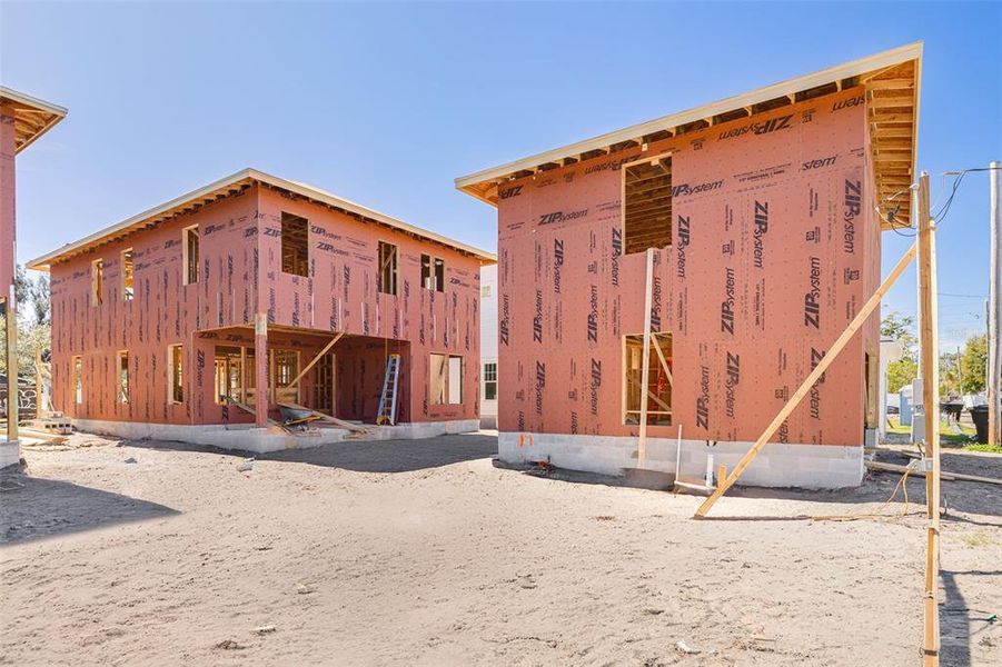 In-progress construction of a new home in , St. Petersburg, FL (Image 11).