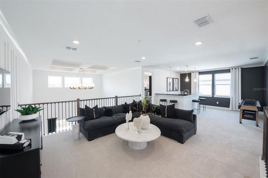 Furnished interior view inside a new home in Two Rivers, Zephyrhills (Image 5).