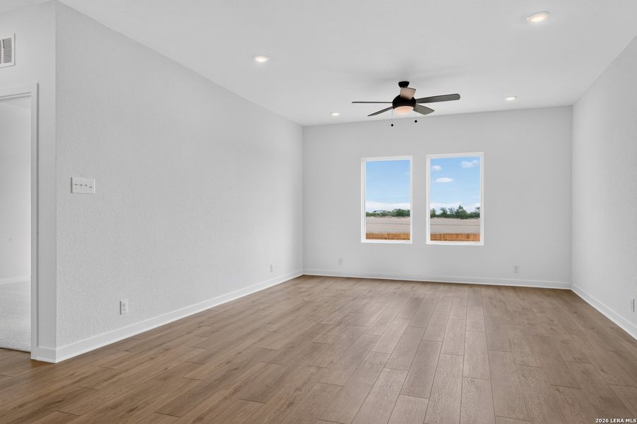 Spacious, unfurnished interior of a new home in Cordova Trails, Seguin (Image 23). Spacious, unfurnished interior of a new home in Cordova Trails, Seguin (Image 23).