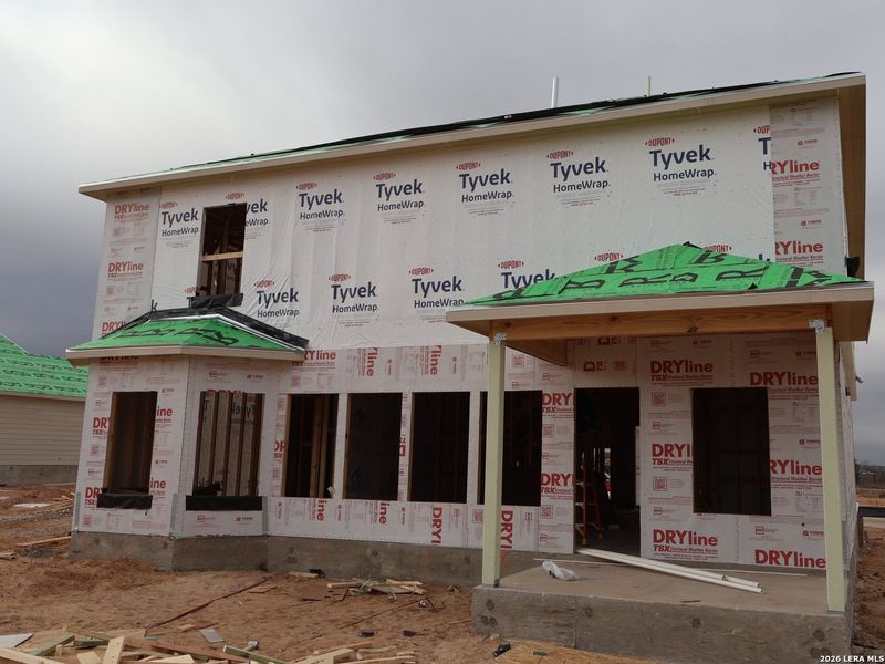 In-progress construction of a new home in Hickory Ridge, Elmendorf, TX (Image 26). In-progress construction of a new home in Hickory Ridge, Elmendorf, TX (Image 26).