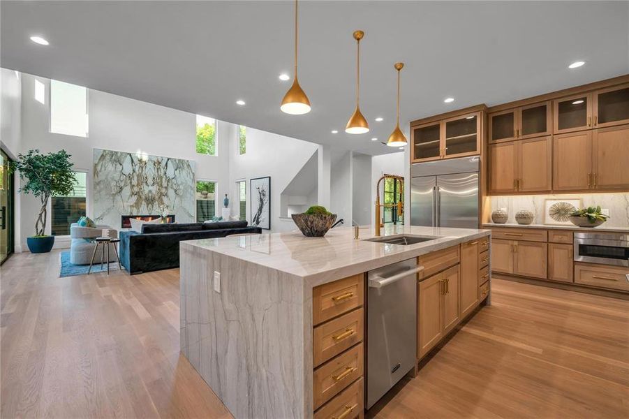 Furnished interior view inside a new home in , Dallas (Image 12).