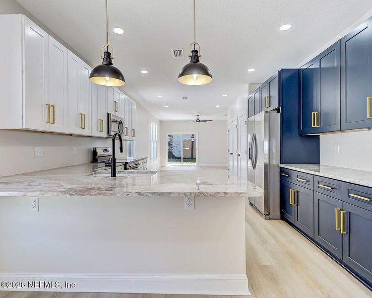 Furnished interior view inside a new home in , Jacksonville (Image 11).