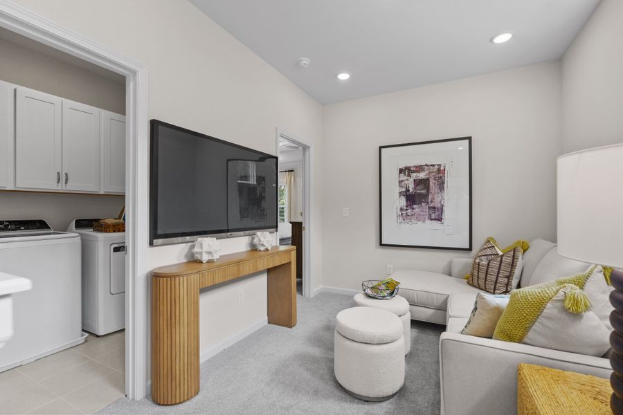 Furnished interior view inside a new home in Townes At The Stiles, Cartersville (Image 8).