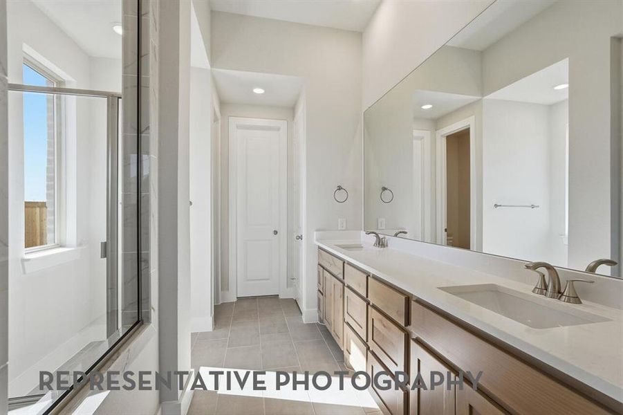 Furnished interior view inside a new home in Wildridge, Oak Point (Image 6).