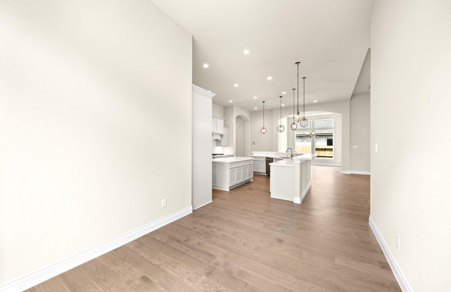 Spacious, unfurnished interior of a new home in The Woodlands Hills 65′, Willis (Image 33).