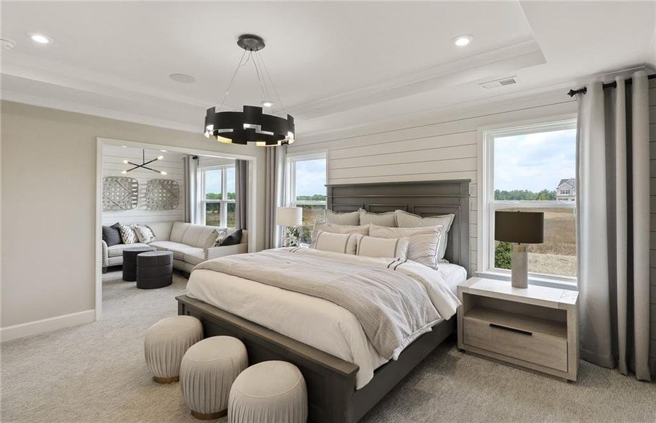 Furnished interior view inside a new home in Traditions of Braselton, Jefferson (Image 11). Furnished interior view inside a new home in Traditions of Braselton, Jefferson (Image 11).