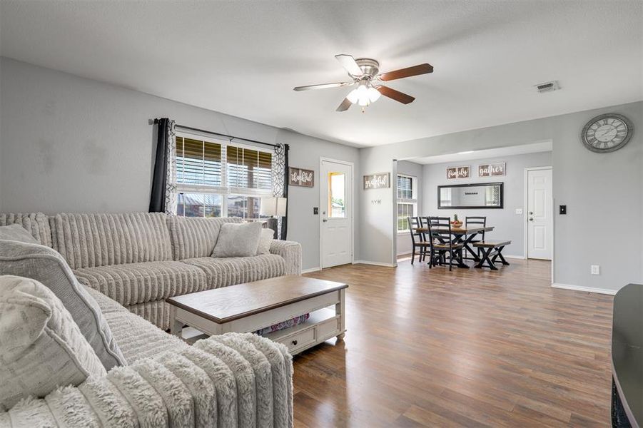 Furnished interior view inside a new home in , Powderly (Image 12).