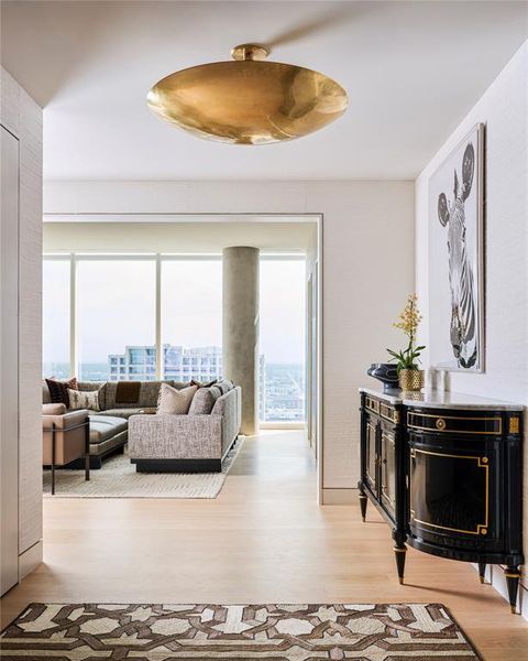 Furnished interior view inside a new home in , Dallas (Image 8). Furnished interior view inside a new home in , Dallas (Image 8).