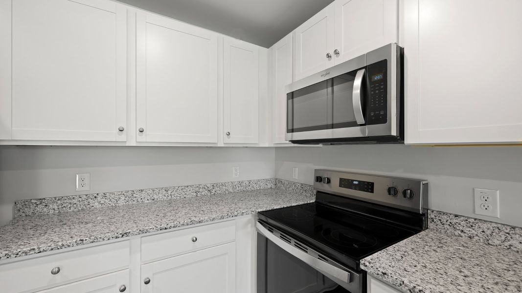 Furnished interior view inside a new home in Center Pointe, Santee (Image 3). Furnished interior view inside a new home in Center Pointe, Santee (Image 3).