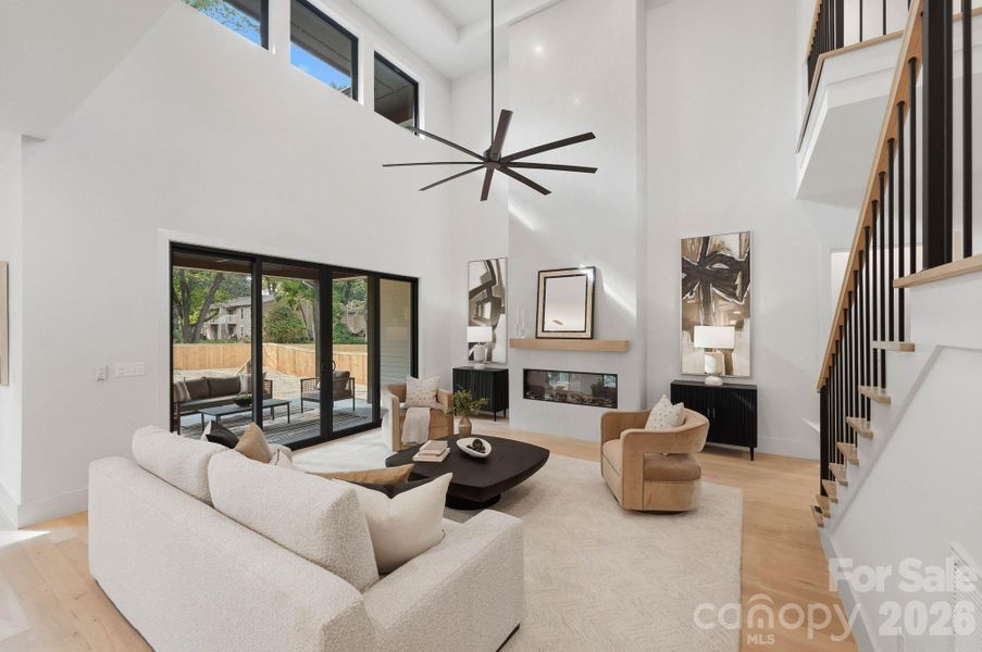 Furnished interior view inside a new home in , Charlotte (Image 34).