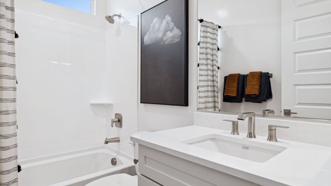 Furnished interior view inside a new home in The Ridge at Stone Butte, Phoenix (Image 47).