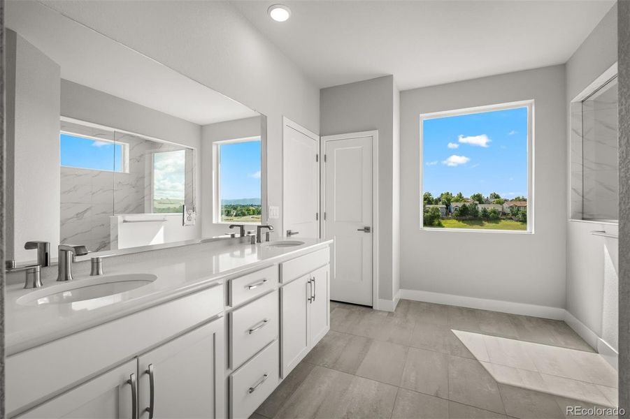 Furnished interior view inside a new home in Trailside at Cottonwood Creek, Colorado Springs (Image 6).