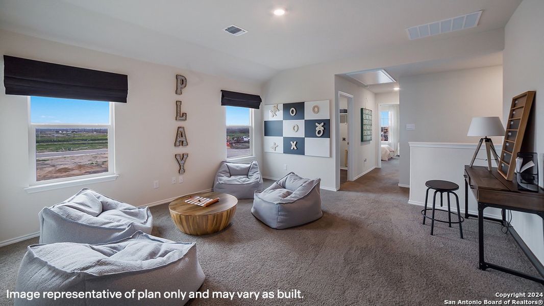Furnished interior view inside a new home in Laurel Vistas, San Antonio (Image 19).