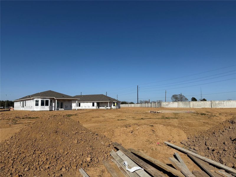 Site preparation for new homesites in Sanford Farms, Waller (Image 18).