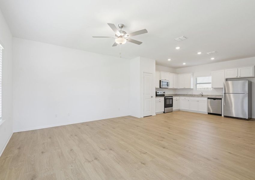 Open concept perfect for hosting