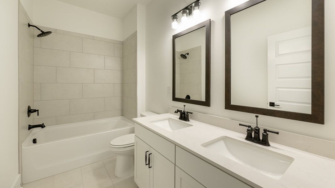 Representative furnished interior of a home built from the Hanover by D.R. Horton in The Village at Sandy Plains, Marietta (Image 12).