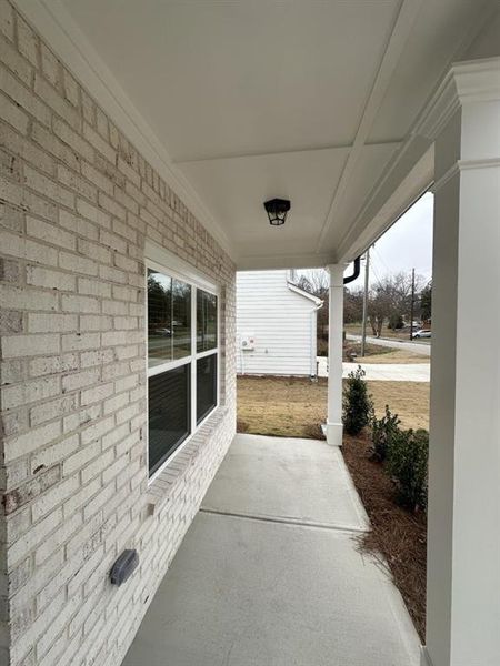 Exterior details and patio area of a home in Jefferson Street, Austell (Image 4).