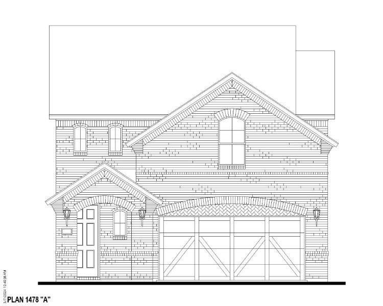 Plan 1478 Elevation A