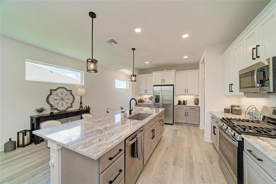 Furnished interior view inside a new home in , Sarasota (Image 6).