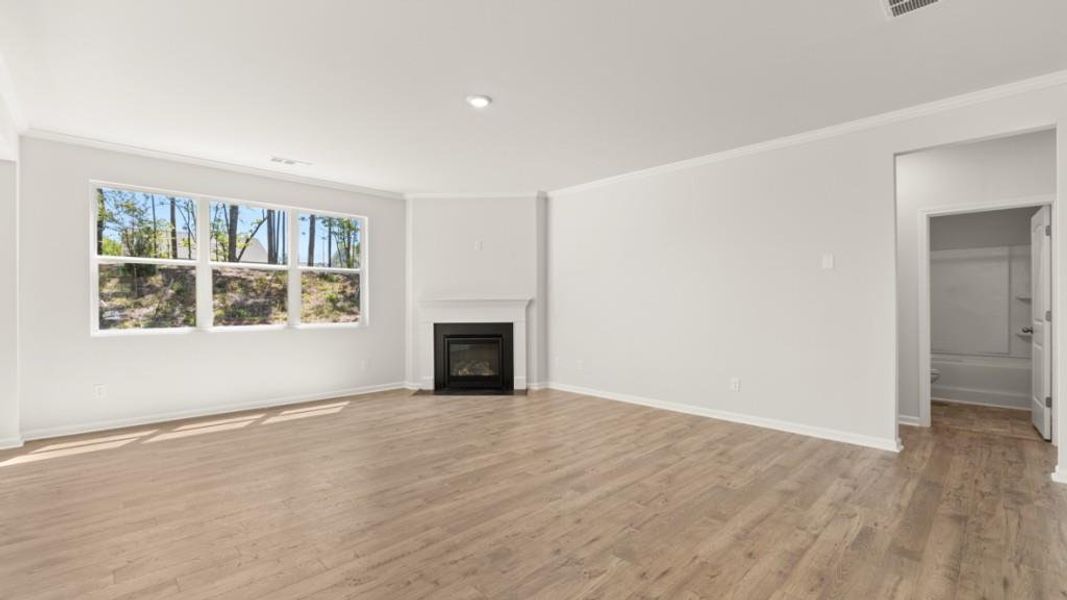 Spacious, unfurnished interior of a new home in Parkside at Carter Grove, Cartersville (Image 13).