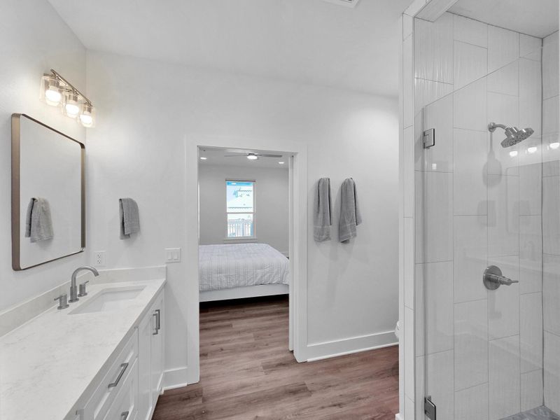Furnished interior view inside a new home in , Bolivar Peninsula (Image 8).