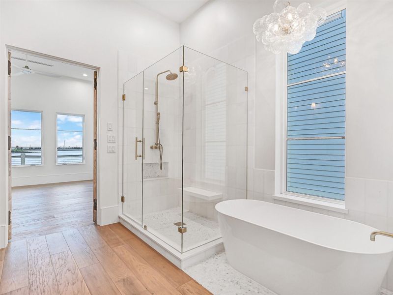 Furnished interior view inside a new home in , Galveston (Image 5).