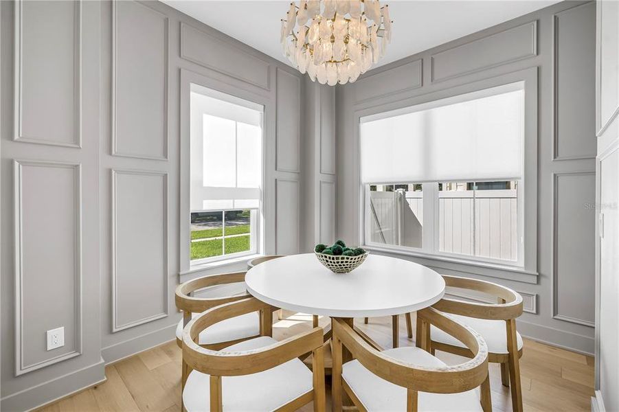 Furnished interior view inside a new home in , St. Petersburg (Image 17).