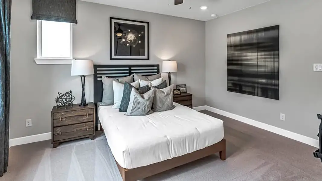 Furnished interior view inside a new home in Avalon at Cypress, Cypress (Image 33).