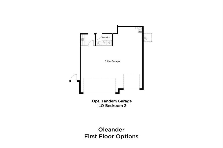 2D floor plan layout for the Oleander by DRB Homes in Haven at Diamond Springs, Jacksonville, FL (Image 5). 2D floor plan layout for the Oleander by DRB Homes in Haven at Diamond Springs, Jacksonville, FL (Image 5).