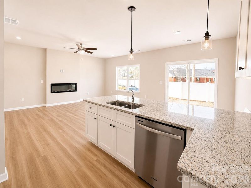 Furnished interior view inside a new home in , Charlotte (Image 5).