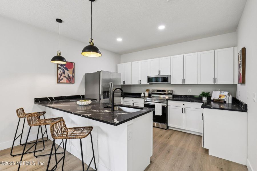 Furnished interior view inside a new home in , Jacksonville (Image 15).