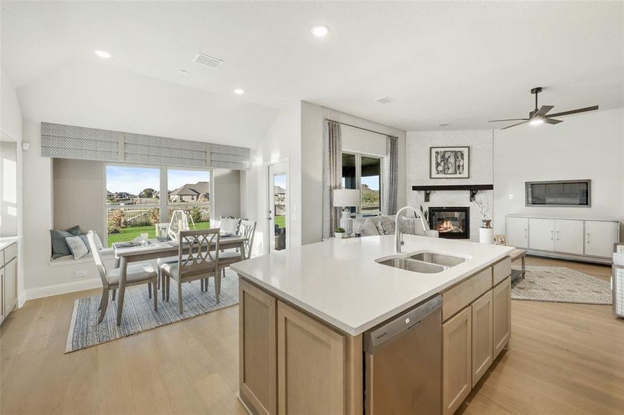 Furnished interior view inside a new home in Abe's Landing, Granbury (Image 37). Furnished interior view inside a new home in Abe's Landing, Granbury (Image 37).