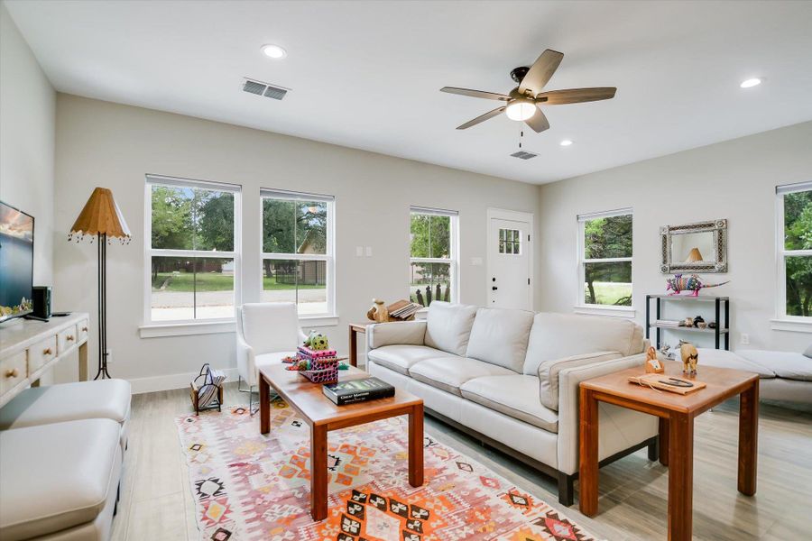 Furnished interior view inside a new home in , Wimberley (Image 7). Furnished interior view inside a new home in , Wimberley (Image 7).