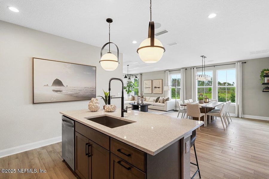 Furnished interior view inside a new home in , Palm Coast (Image 4).